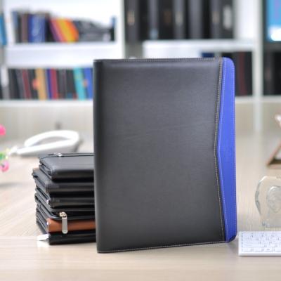 China 2018 New Style Custom Office Stationery Multifunctional PU Leather Folder A4 Removable Clipboard Folder for sale