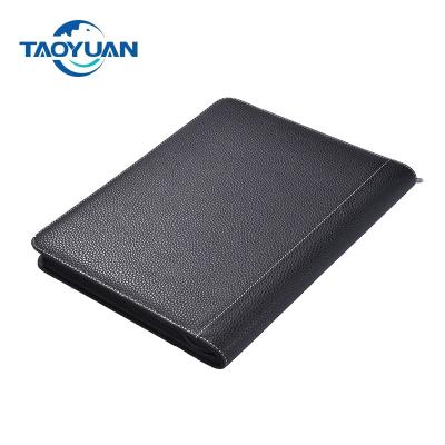 China Conference folder men eco-friendly leather business with card holders/fashion leather folder for travel case/folder/ipad bag for sale