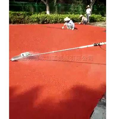 China Building Material Stores Campus Track Paving Leveling Tools Particle Rubber Track Paving Tools Hand - Pulled Electric Paver for sale