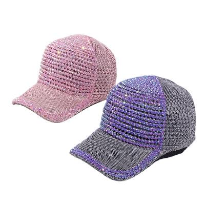 China JOINT Dazzled Rhinestone Visor Glitter T Bling Visor Bucket Hat for sale