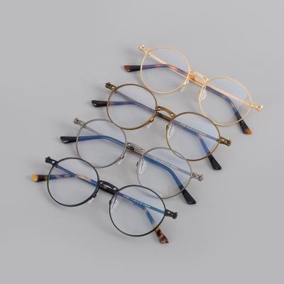 China For Reading Glass Shenzhen Factory Spot New Glasses Frame Pure Titanium + Ultra Light Optical Plate Frame for sale