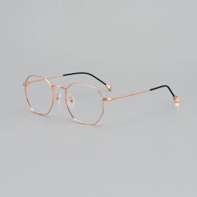 China For Shenzhen factory 2022 reading glass new glasses frame pure titanium ultra light glasses frame myopia glass frame for sale