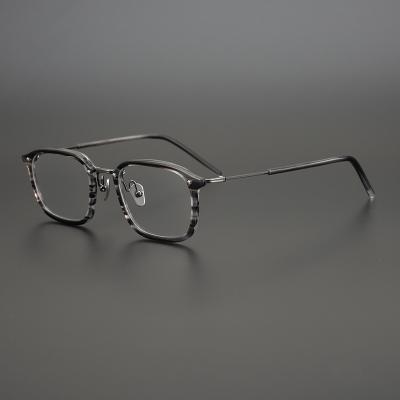 China For high-end titanium glass frame men's and women's optical glass frame reading glass factory the same in stock for sale