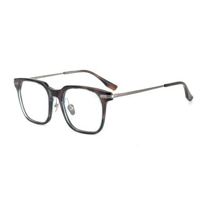 China High Quality Clear Titanium Stain Plate Glass Frame From China Shenzhen Factory Reading Glass Eyeglasses Frames for sale