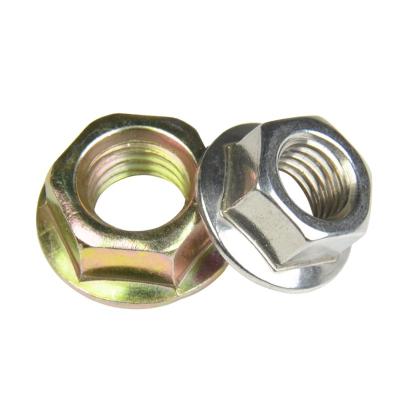 China M3-16 Non-Slip Pan Hex Flange Nuts Galvanized for sale