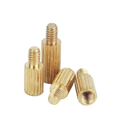 China Knurled Copper Pillar Exterior Single Pan Smooth Column Safety Copper Head for sale