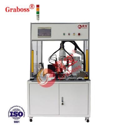 China Type floor construction material stores robotic automatic air-suction safety screw type machine used for auto radiator fin with two electric brush for sale