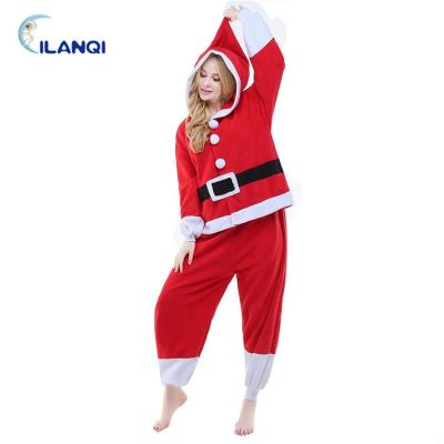 China Hot Sale 100% Polyester Christmas Costume Santa Claus Costume Clothes With Good Price From Factory Directly for sale