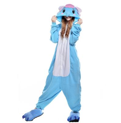 China QUICK DRY adult cosplay animal pajamas elephant costume onesie cosplay pajamas jumpsuit for sale