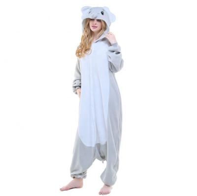 China QUICK DRY Gray Onesie Pajamas Elephant Animal Pajamas For Christmas Gift Christmas Onesie Onesie Pajamas Monster Pajamas for sale