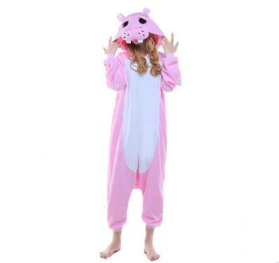 China Adult Onesie Hippo Full Body Costume Dragon Onesie Christmas Onesie Pajamas Adults Christmas QUICK DRY Animal Pajamas for sale