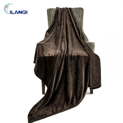 China PASSION Hot Selling Soft Flannel Hotel Throw Blanket With Good Price Luxury Hotel Blanket Office Blanket for sale