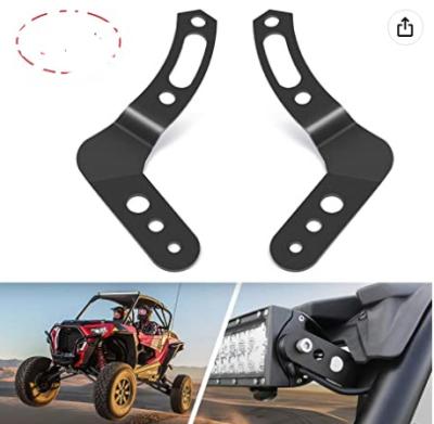 China ATV Light Bar Bracket 90039B 2PCS 30-32 Inch LED Light Bar Top Roof Mount Brackets For UTV 1000 800 POLARIS RZR 900 2 Years Warranty for sale