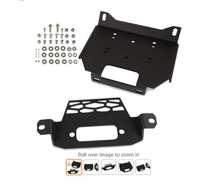 China High Quality Winch Mount Plate Bracket Kit Compatible With Polaris RZR XP 1000 RZR900 General 1000 2014-2018 2016-2018 Replace Part Number 10 for sale