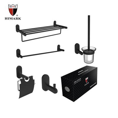 China HIMARK Sustainable Modern Luxury Black Bathroom Accessories for sale