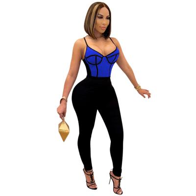 China Amazon wholesale sexy rompers QUICK DRY plus size jumpsuit costume sleeveless one piece backless jumpsuits for sale