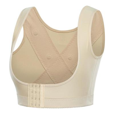 China Antibacterial Good Quality Women Corset High Arm Slimmer Back Corrector Elastic Shoulder Chest Support After Operation Compression Garment for sale