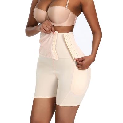 China Custom Shapewear Butt Lifter Body Shaper Butt Padded Enhancement Trainer Logo Padded Hip Panties Waist Antibacterial Women Panties for sale