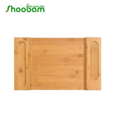 China Large Sustainable Bamboo Board Charcuterie Platter Of Cheese And Serving Platter for sale