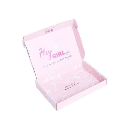 China NOCI Recyclable Eco Friendly Pink Mailing Box Small Logo Printing Corrugated Mailer Boxes OEM Luxury Packaging Custom Mailer Boxes for sale