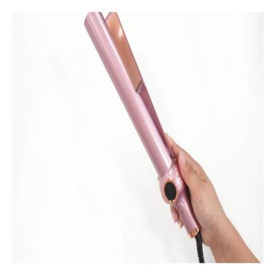 China 2 in 1 Hair Straightener 100-240v Household Electric Flat Iron Custom Cordless Hair Straightener and Curler for sale