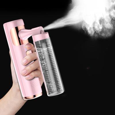 China Mini Aluminum Alloy Material 7.4v 700mah Portable Wireless Oxygen Airbrush Skin Oxygen Spray Gun Set For Make Up for sale