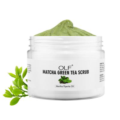 China Exfoliator Manufacturers Private Label Factory High End Deep Cleansing Exfoliating Moisturizing Green Tea Body Scrub for sale