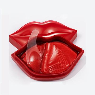 China Custom Vegan Private Label Lip Mask Natural Red Rose Moisturizer Skin Care Lip Mask for sale