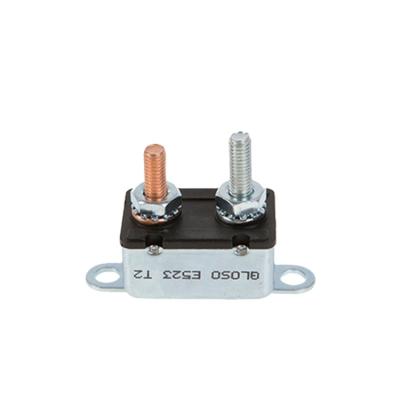 China E523 Stud Type 12v DC 50 Amp Manual Reset Protector Current Circuit Breakers 2.5kA @ 12Vdc for sale