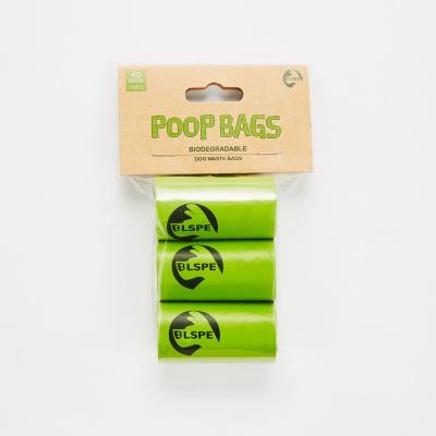 China Sustainable Biodegradable Compostable Dog Poop Bags for sale