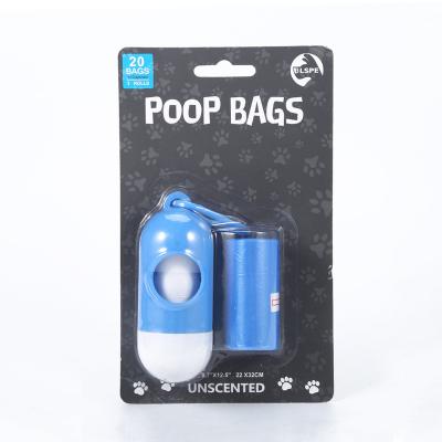 China Viable Custom Wholesale Dog Poop Bag Dispenser Portable Custom Poop Bag Holder for sale