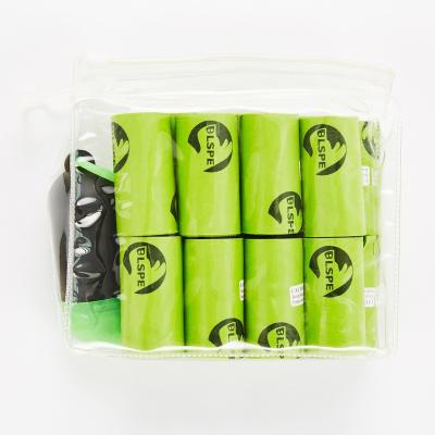 China Biodegradable Compostable 240 Bags Sustainable Rolls 16 Poop Bags Dispenser for sale