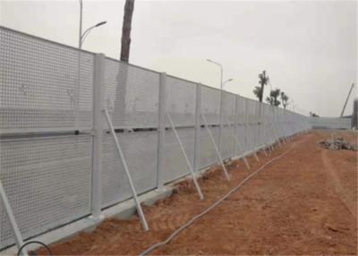 China Painel de malha perfurado galvanizado do metal que cerca para o para-brisa na construção à venda