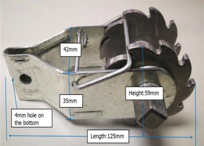 Китай Гальванизированный в линии высоте 59MM длины 125MM ржавчины Tensioner провода загородки фермы устойчивой продается