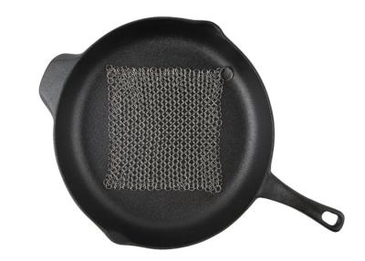 China 1.2MM Chainmail Scrubbers Cleaning Cast Iron Skillet Effortless for sale