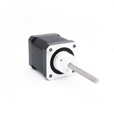 China Fio de ligação 42mm linear 12V do motor deslizante 4 do Nema 17 1.7A à venda