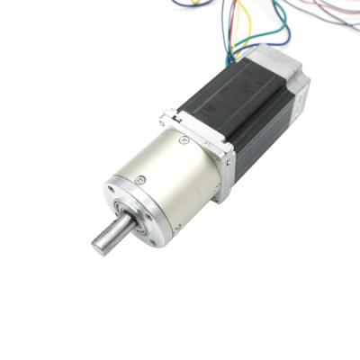 중국 Nema23 13.8N.M 24V 105RPM 1.9A Brushless Dc Motor With Planetary Gearbox 판매용