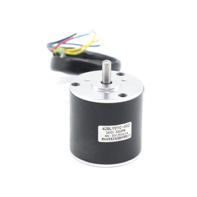 China 3000RPM lichtgewicht Brushless Gelijkstroom-Motor 4 Pool 24 Volt 11W 0.035nm 42BLY01C 002 Te koop