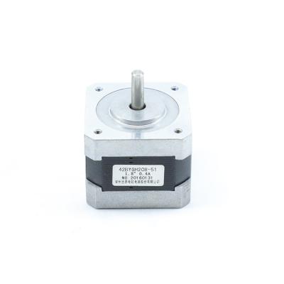 China 42mm Nema 17 Stepper Motor 12v of 24v gelijkstroom 0.25nm 222 Oz binnen voor 3d Printer 42BYGH208-51 Te koop