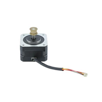 China Hybrid nema 23 Nema 17 Stepper Motor 0.9 Degree High Torque 0.10nm 42BYGHM28-002-12A for sale