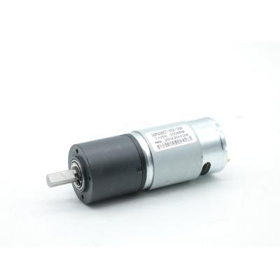 China Bürsten-Gang-Motor 36mm NEMA-14 lärmarmer DC-24V mit Getriebe 200 U/min 0.38A zu verkaufen