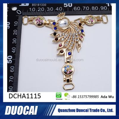 China Chains Fashion Rhinestone Crystal Shoe Buckle Sandals Decorative Shoe Clip Shoe Accessories for sale