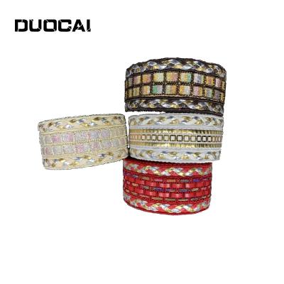 China PU With Cotton Yarns PU Leatherette Braided Band for sale