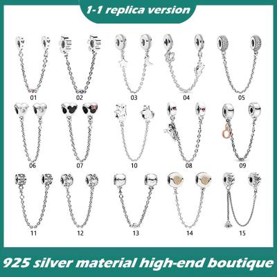 China Vintage 925 Sterling Silver Xingyue Wheat Ear Safety DIY Chain or Bracelet Accessories for sale