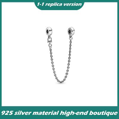 China Vintage 925 Sterling Silver Me Series Safety Chain Or Bracelet DIY Accessories for sale