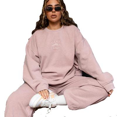 China 2021 Hot Sale Autumn Winter Casual Two Piece Set Breathable Sweat Suits For Women for sale