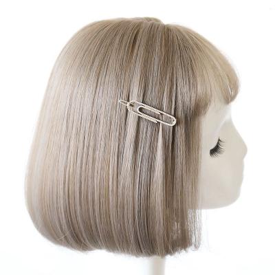 China Fashion Paperclip Shape Hairpin Girl Side Hairpin Headdress Hairpin Top Hair Accessory for sale