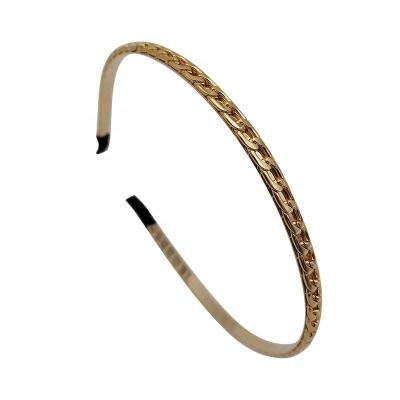 中国 Fashion Metal Headbands Jewelry Fashion Gold Sliver Chain Hairband Headdress For Girls Women Teens 販売のため