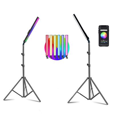 China PORTABLE High Quality Aluminum Video Photography Light Stick Camera Fill LED Video Shooting Light For Video, Taking Pictures for sale