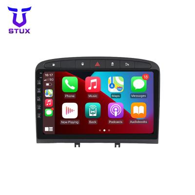 China Auto Video TV/mp3/SWC/DVR/WIFI/3G/DVD Player Android 10.0 4core IPS DSP For Peugeot 308 408 GPS BT System Radio Audio Multimedia 1+16G/4+64G for sale